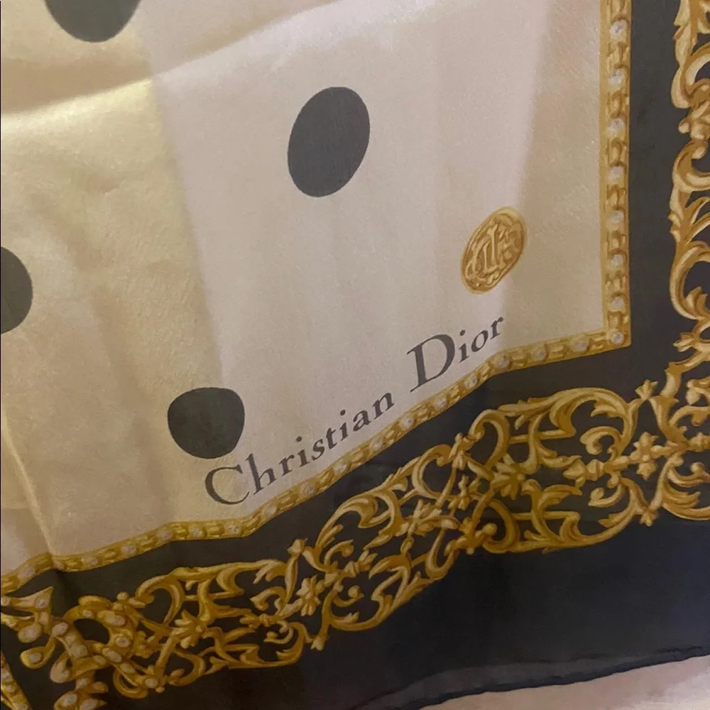 Stunning Christian Dior Vintage scarf silk